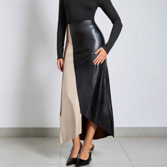 CLARA VERO Frenchy A-Line Skirt with Earthy Tones - Picture 4 of 12